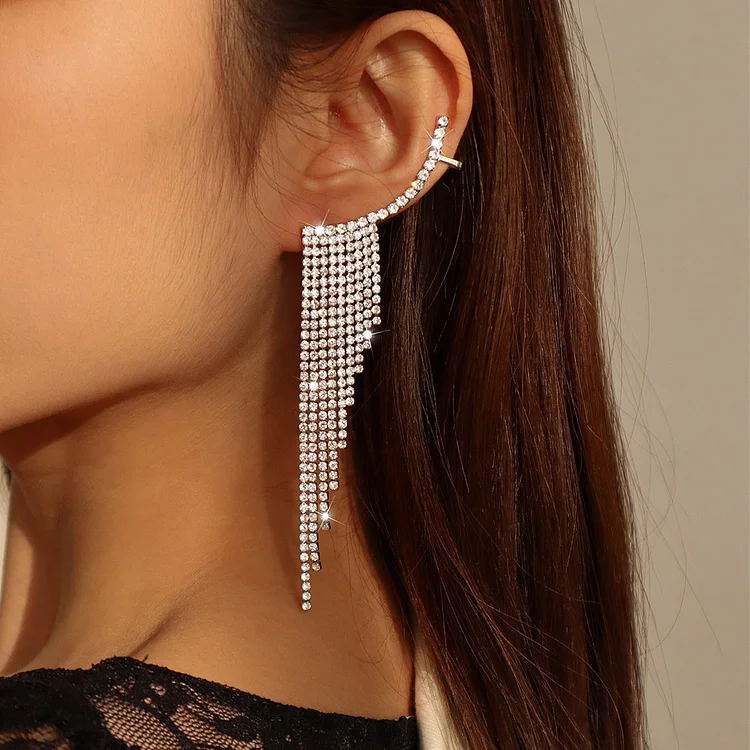 Evening Rhinestone Earrings