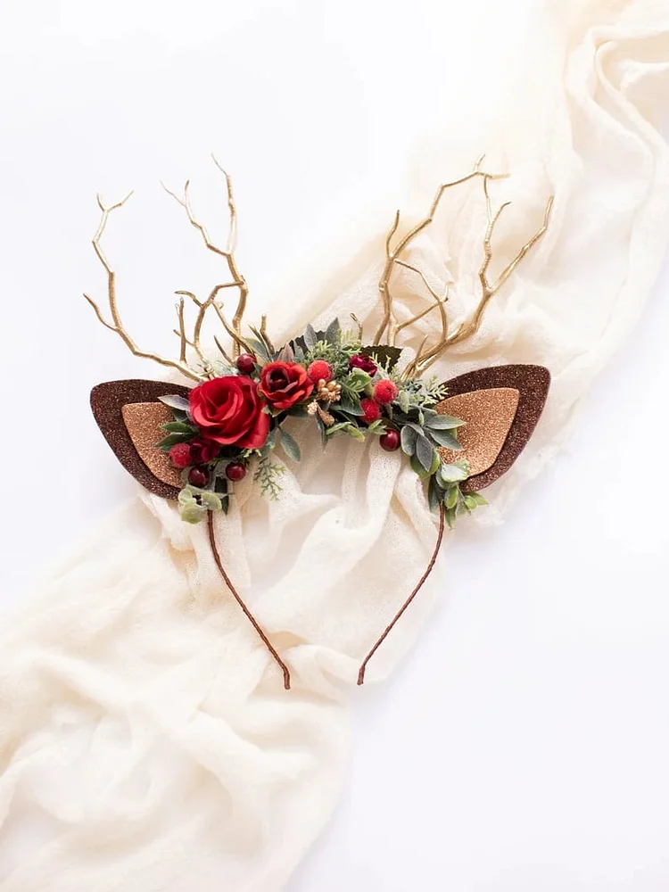 Last Day Promotion-49% OFF - 🔥Reindeer Headband-Christmas Reindeer Antler