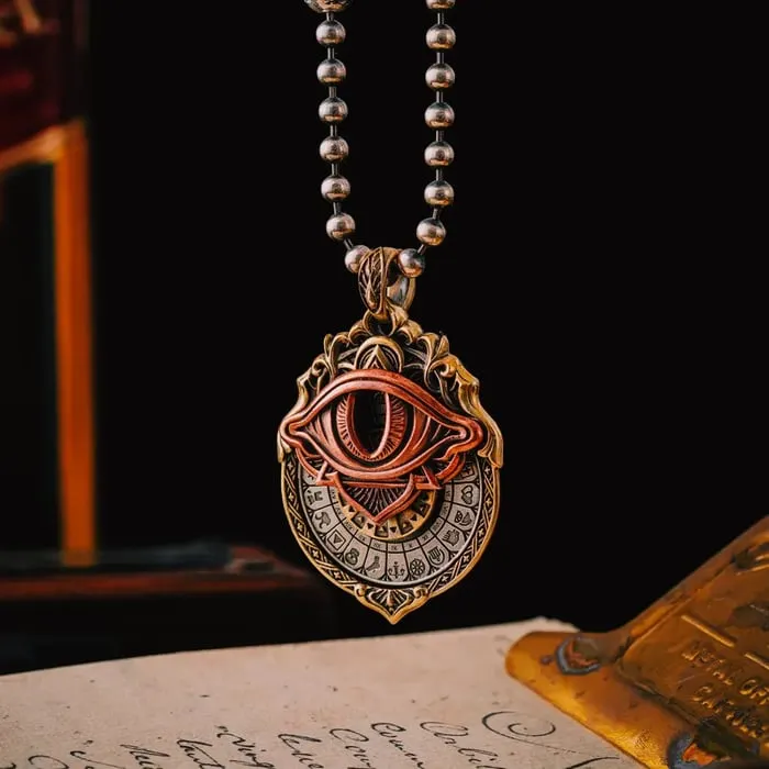 🔥LAST DAY 49% OFF👁️&zwj;🗨️Handmade Tarot Vision Pendant: Connect to Cosmic Wisdom Anytime(✨Comes with instruction manual)