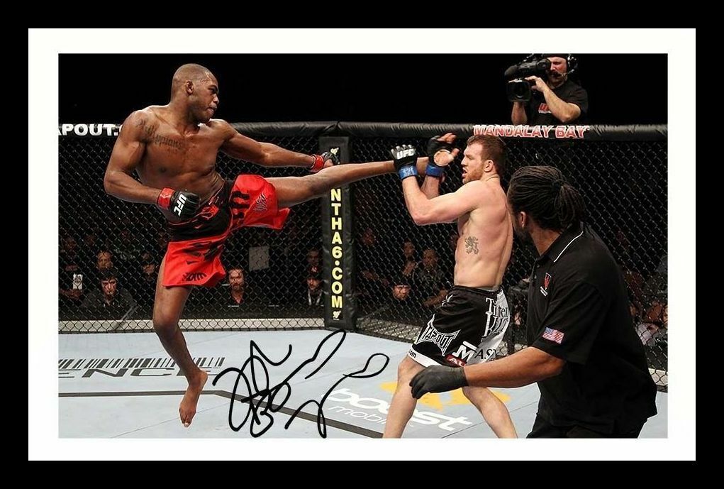 Jon Jones - UFC Autograph Signed & Framed Photo Poster painting