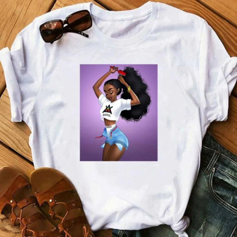 Casual Loose Personalized Print T-shirt