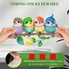 (US Only)Birds Wood 2D/Flat DIY Diamond Painting Art Hooks No Hole Punching Wall Decor