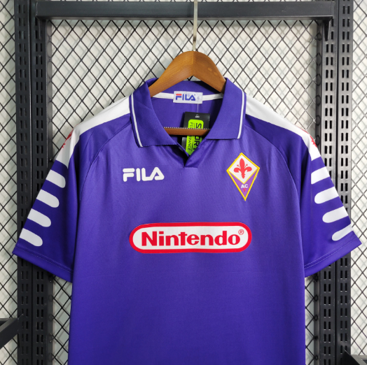 Retro 98-99 Florence Fiorentina Home Thai Version Football Shirt