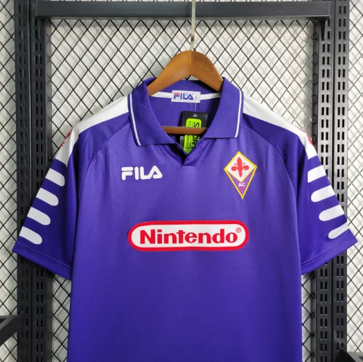 Retro 98-99 Florence Fiorentina Home Thai Version Football Shirt