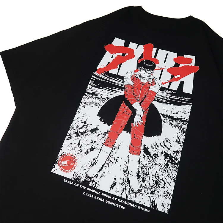 Pure Cotton Akira Kaneda Anime Retro T-shirt weebmemes