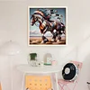 Indian Horse - 11CT Stamped Cross Stitch - 40*40cm - Animal