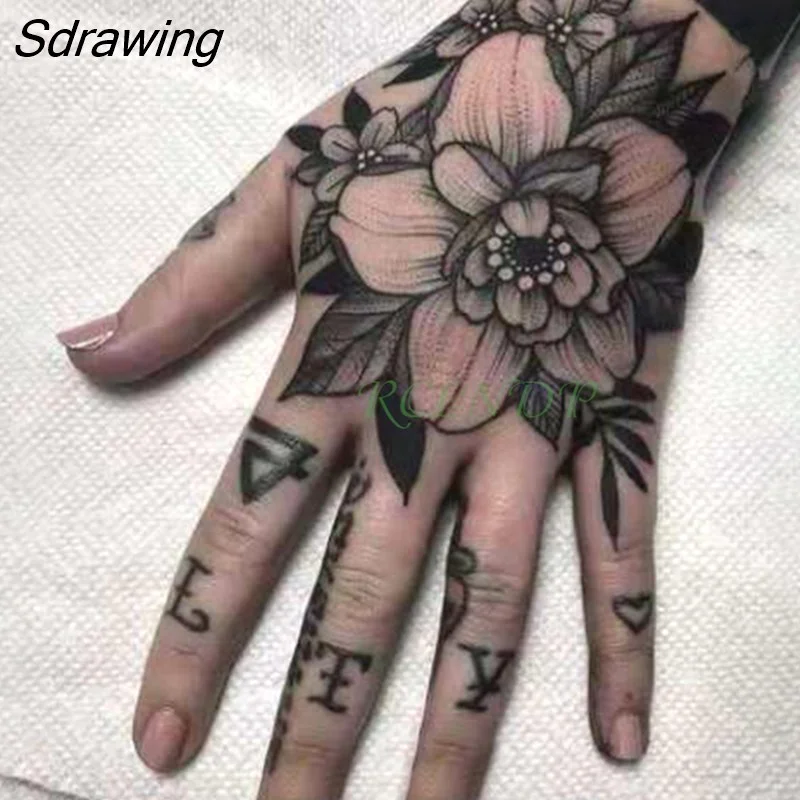 Sdrawing Temporary Tattoo Sticker butterfly insect Fake Tatto Flash Tatoo Hand Arm art Tattoos for Girl Women Men