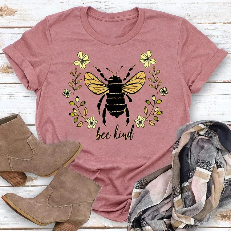 Bee Kind T-shirt Tee -02691-Annaletters