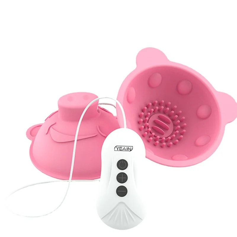 Breast Massager Nipple Suction Clip Female Masturbation Toy - Rose Toy