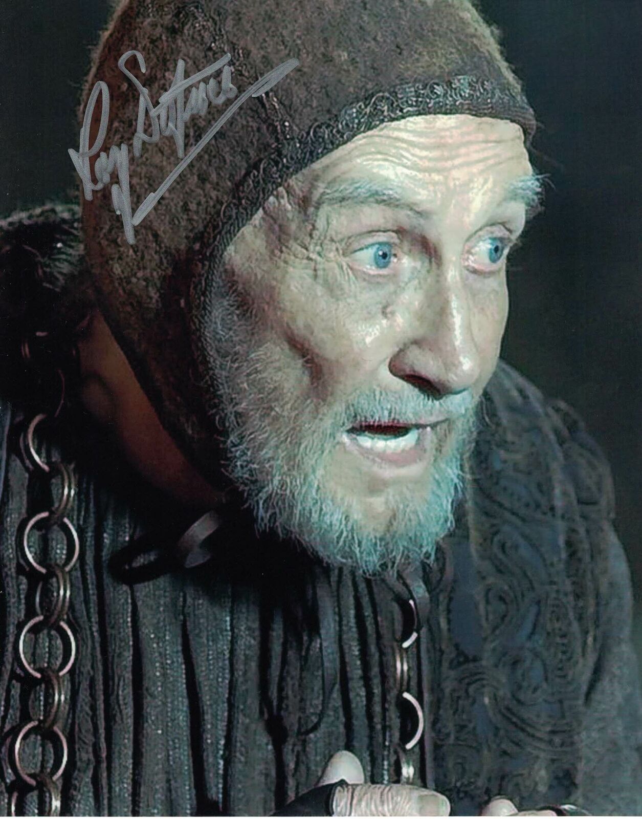 ROY DOTRICE - Wisdom Hallyne Game of Thrones - hand signed 10 x 8 Photo Poster painting