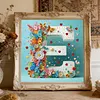 Butterfly Flower E 5D Partial Drill DIY Diamond Painting Kit 30*30cm