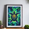 (US Only)Paint By Numbers Kit On Canvas DIY Oil Art Sea Turtles Picture Home Decor40x60cm