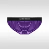 Men's Low-Rise Satin U-Shaped Pouch Breathable Briefs