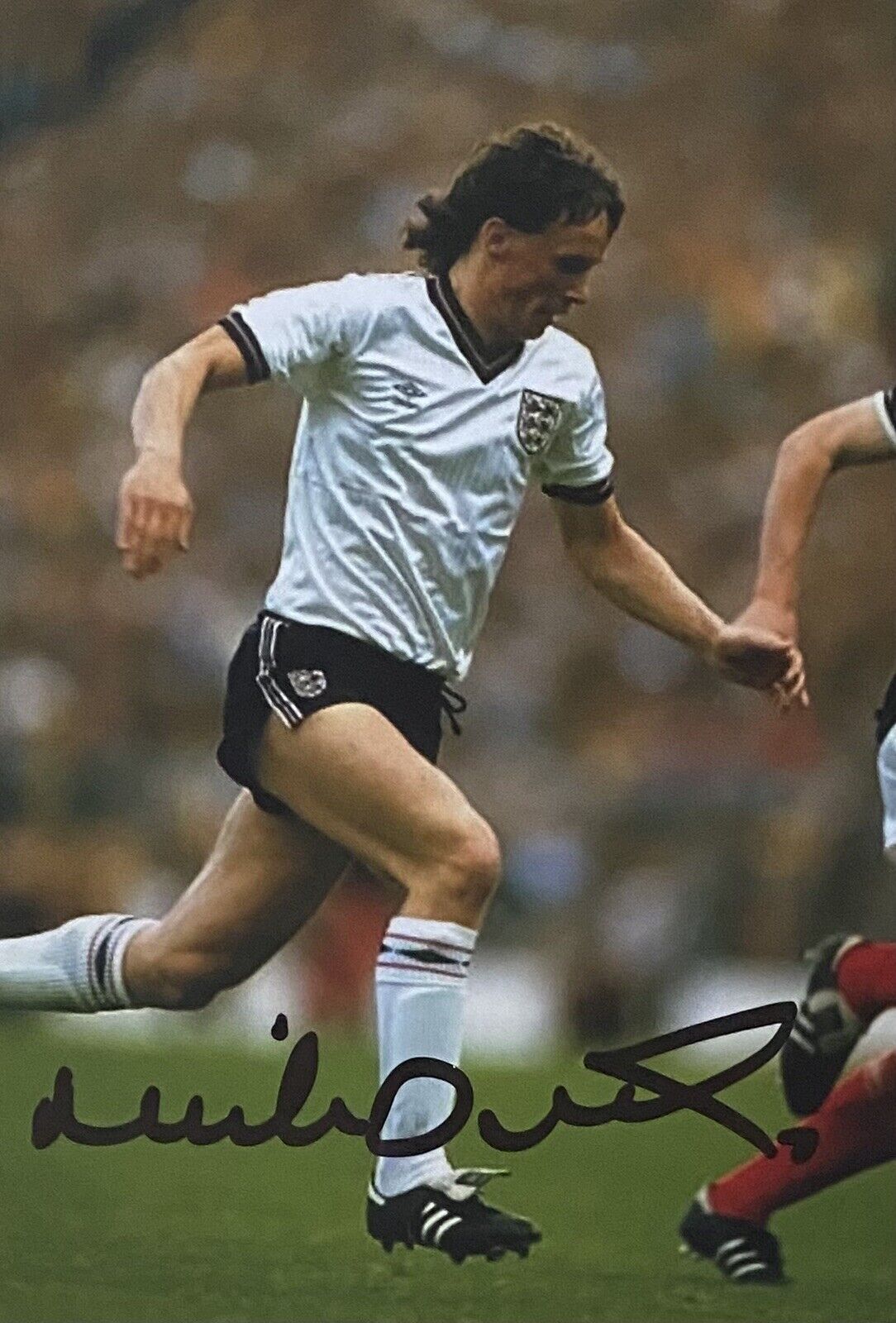 Mike Duxbury Genuine Hand Signed England 6X4 Photo Poster painting 6