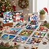 12Pcs Diamond Painting Winter Animals Greeting Card Set with Envelope
