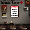 (Multi Style)Warning Sign - Vintage Metal Signs - 20*30cm - Warning