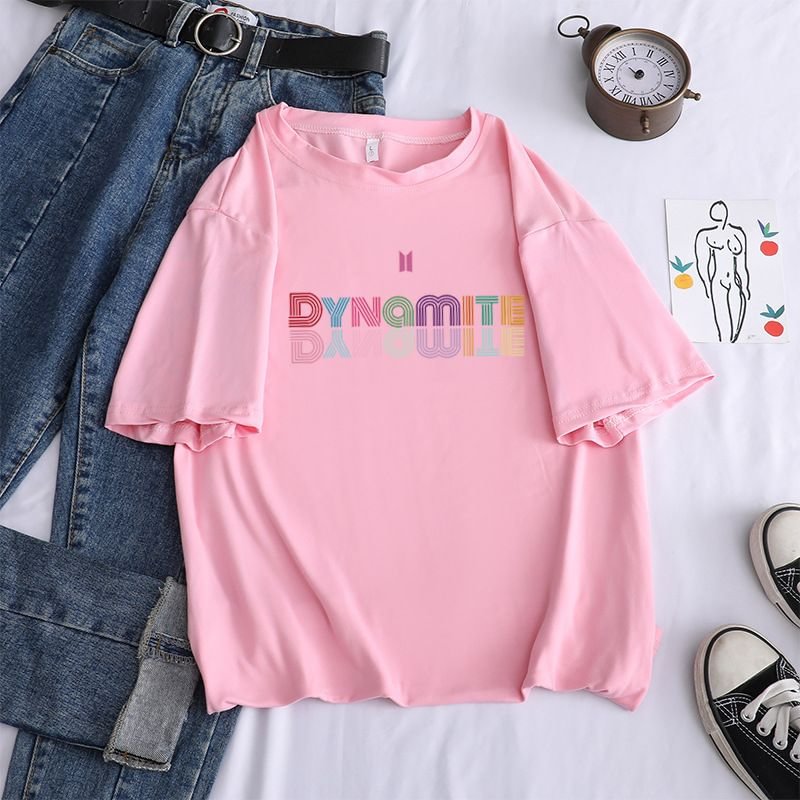 방탄소년단 Dynamite Candy Color Loose T-shirt