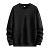 Men's Crew Neck Long-sleeved Sweatshirt, Casual Wear, Solid Color Pullover, Men's Tops for Spring, Autumn and Winter.