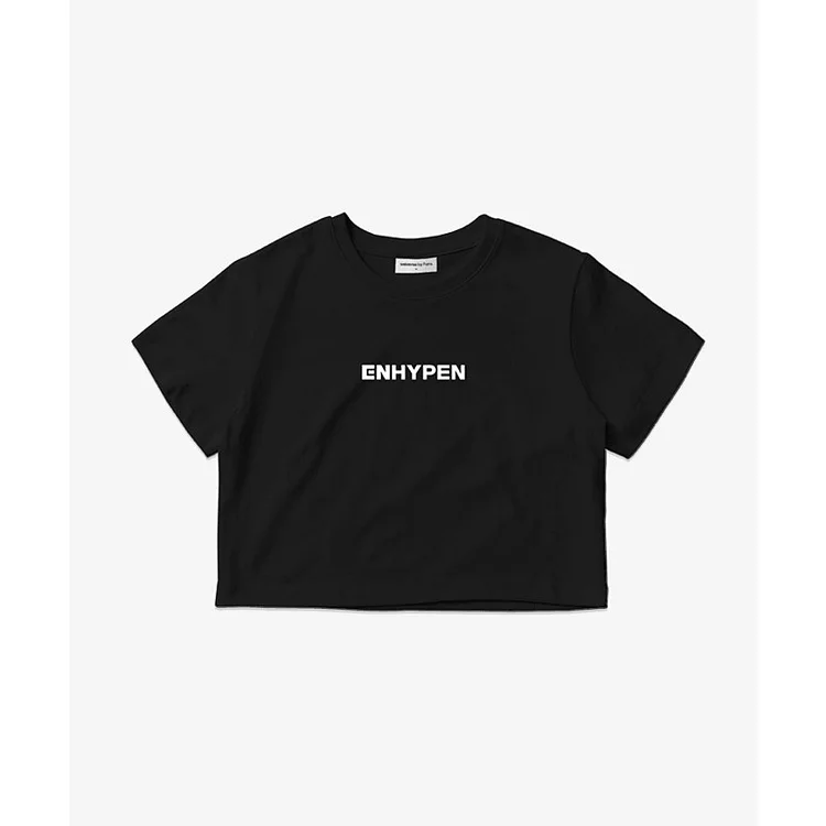 ENHYPEN By Fans Logo Crop T-shirt