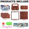 DIY-Fuchs, Holz-Diamantmalerei, Handheld-Aufbewahrungsbox-Kit, Tischkunstdekoration, Dekoration