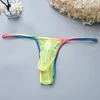 Colorful Edge Sexy Low Rise Transparent Pouch Men's Briefs