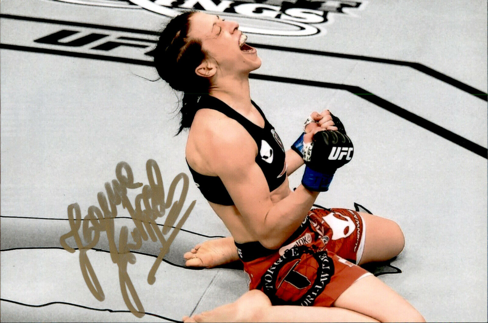 Joanna Jedrzejczyk SIGNED auto 4x6 Photo Poster painting UFC ULTIMATE FIGHTING CHAMPIONSHIP