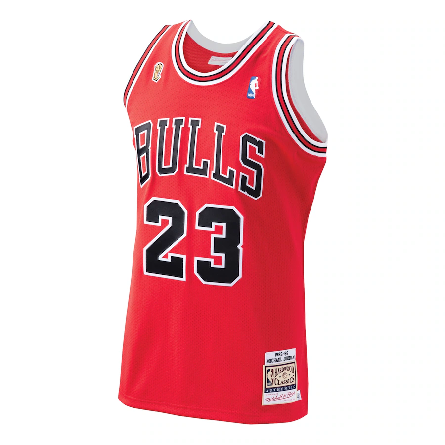 Chicago Bulls Michael Jordan 1995 Home Jersey By Mitchell & Ness - Scarlett mysite
