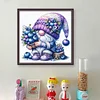 Blueberry Gnome-11CT Stamped Cross Stitch 45*45cm