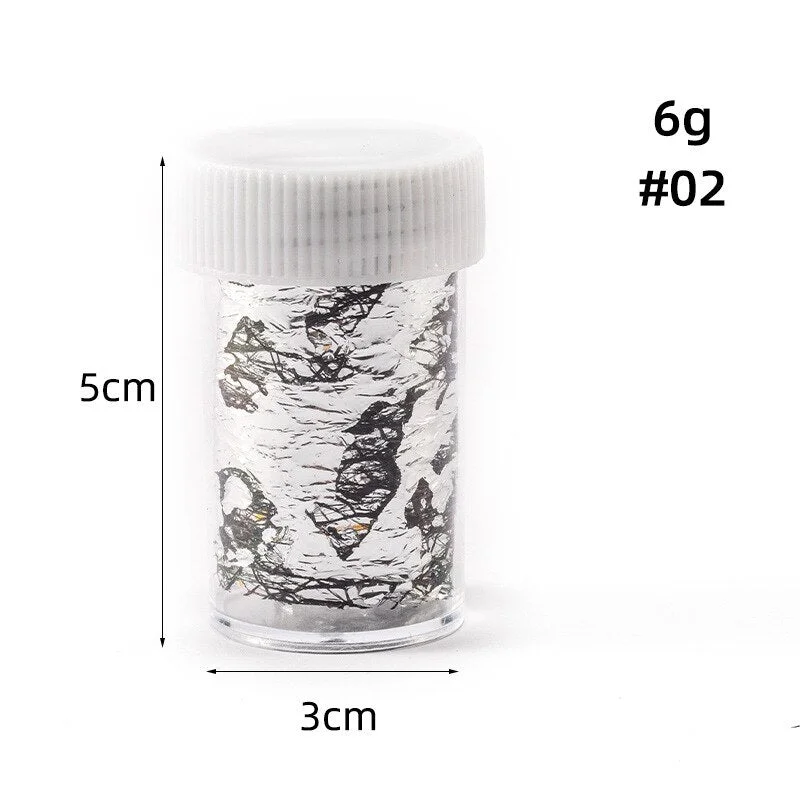 Nail Decoration Style Japanese Nail Gold Foil Net Star Paper Japanese Manicure Gold Leaf Fragment Manicure Charm Jewelry