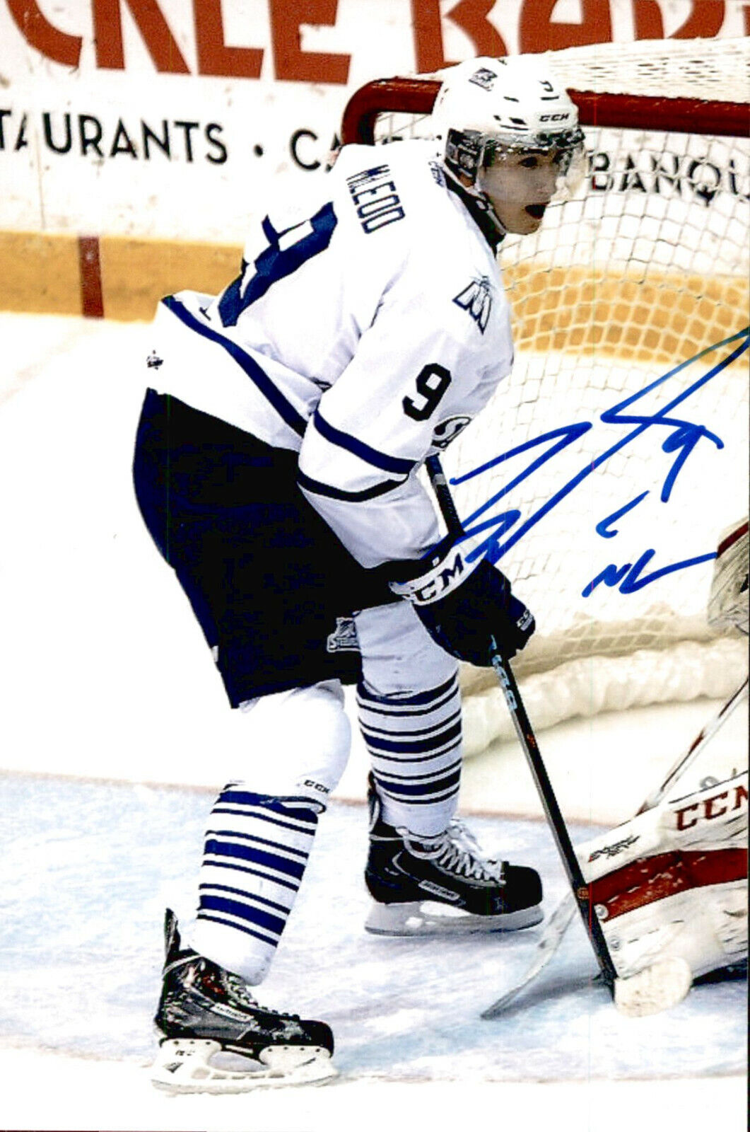 Michael McLeod SIGNED 4x6 Photo Poster painting MISSISSAUGA STEELHEADS / NEW JERSEY DEVILS #3