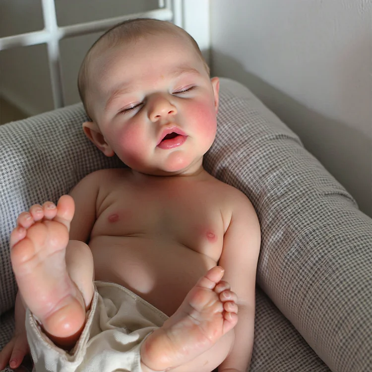 12"&16" Reborn Full Silicone Baby Doll Boy Doren with Flexible Cheek That Just Like a Real Baby