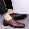 Men's Formal Cowhide Low-top Business Soft-soled Casual Leather Shoes