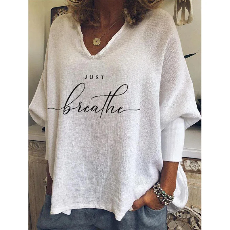 Women's Just Breathe Tee Shirt