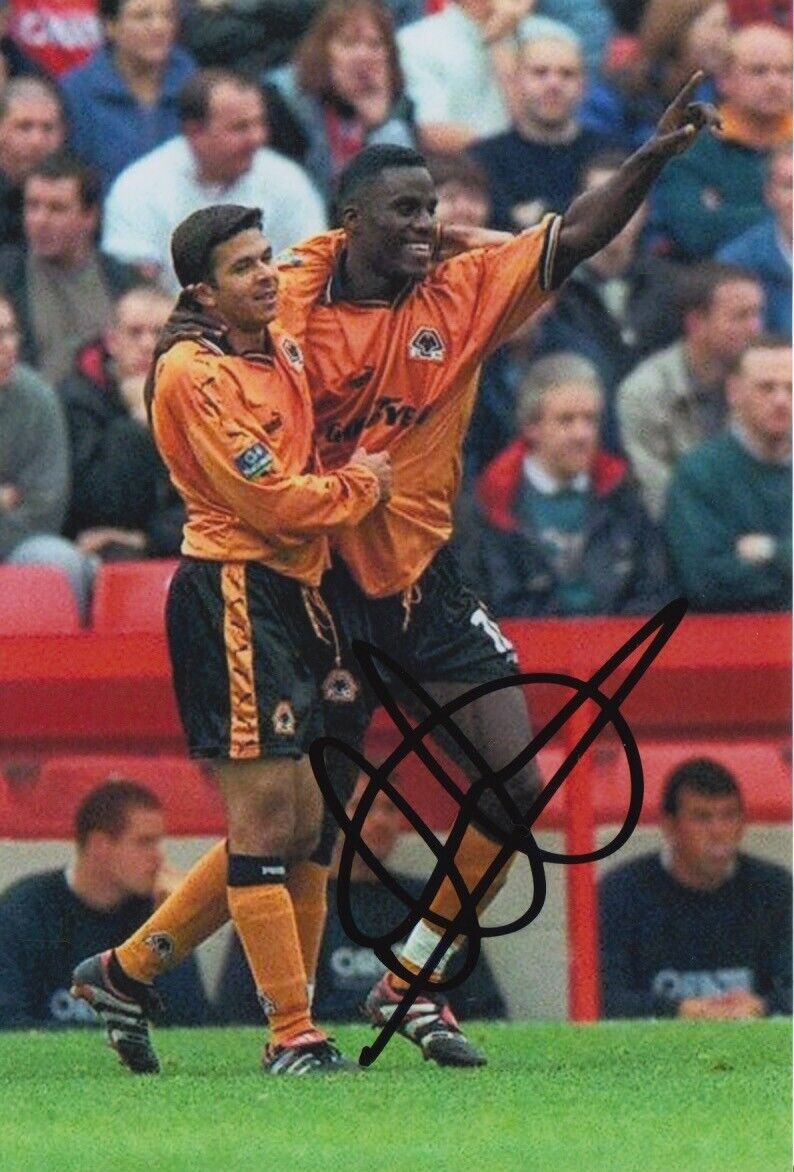 WOLVES HAND SIGNED ADE AKINBIYI 6X4 Photo Poster painting.