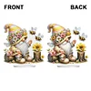 Diamond Painting Acrylic Bee Gnome Tabletop Ornaments Kit Table Decor