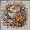 Coffee Cookies-14CT Stamped Cross Stitch Egyptian Cotton 23*23cm/9.06*9.06in tapestrymarket