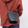 Hand Woven Vintage Leather Woven Crossbody Bag
