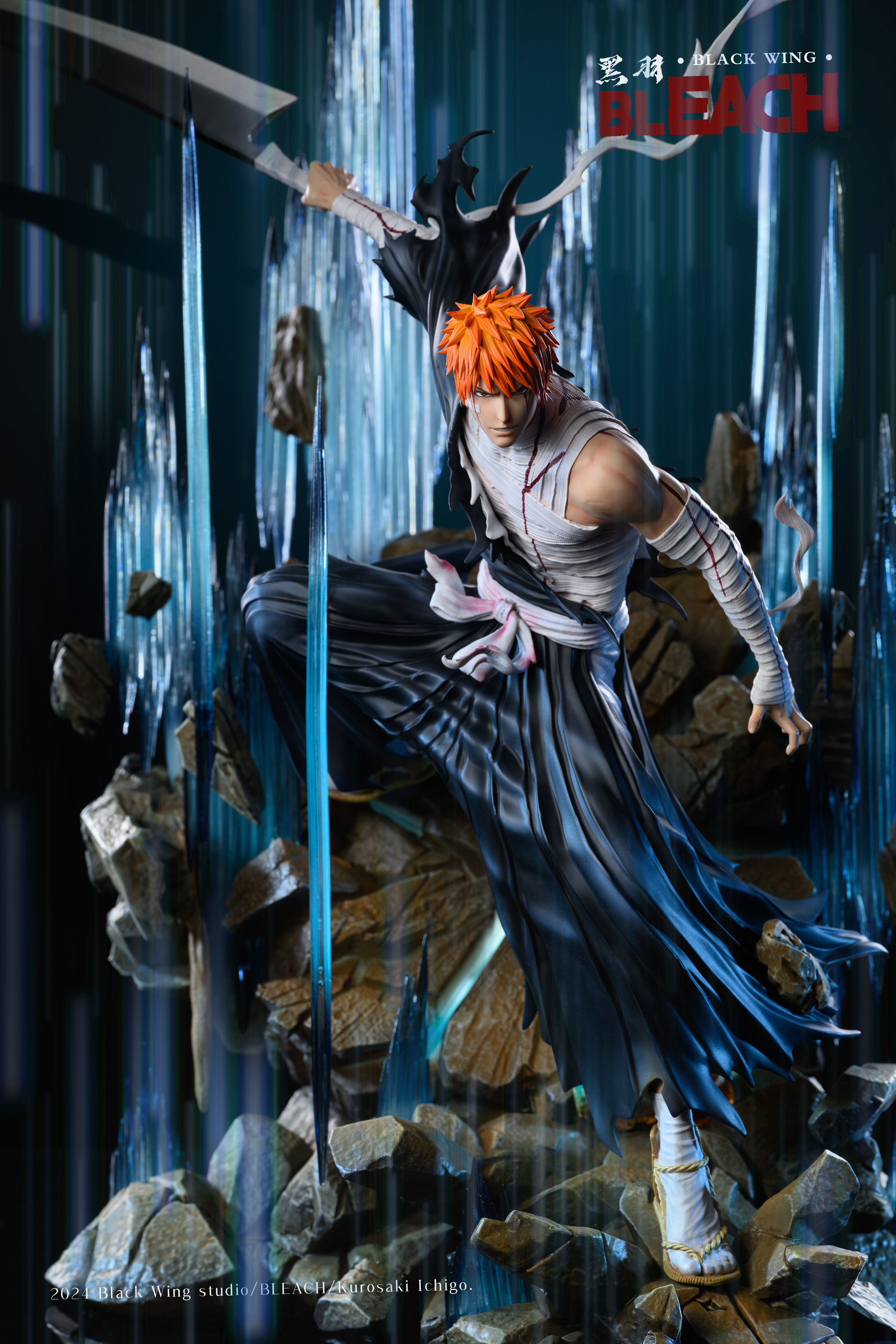 PRE-ORDER Black Wing Studio - BLEACH Kurosaki Ichigo Rescue Statue(GK)-
