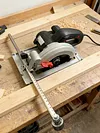 Adjustable Cutting Guide Rail 20inch Universal Cutting Circular Saw Guide Rail Four Axis Circular Saw Rip Fence Kit for Straight Edge