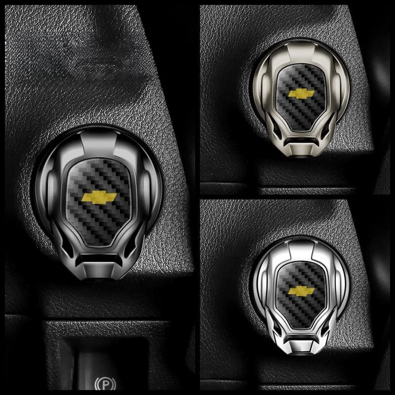 Car one-button start protection cover decorative ignition switch button