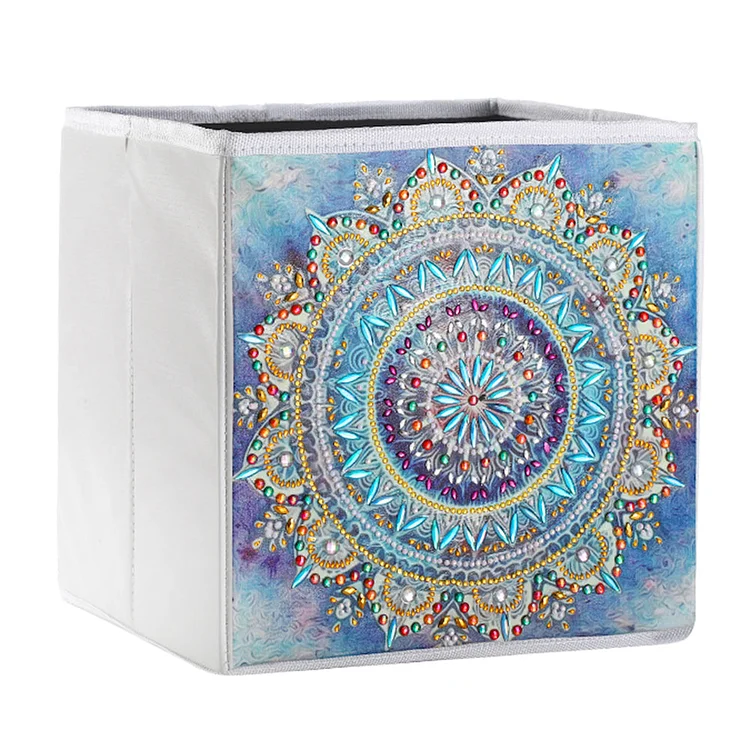 DIY Diamond Painting Folding Storage Box Square Desktop Sundries Organizer gbfke