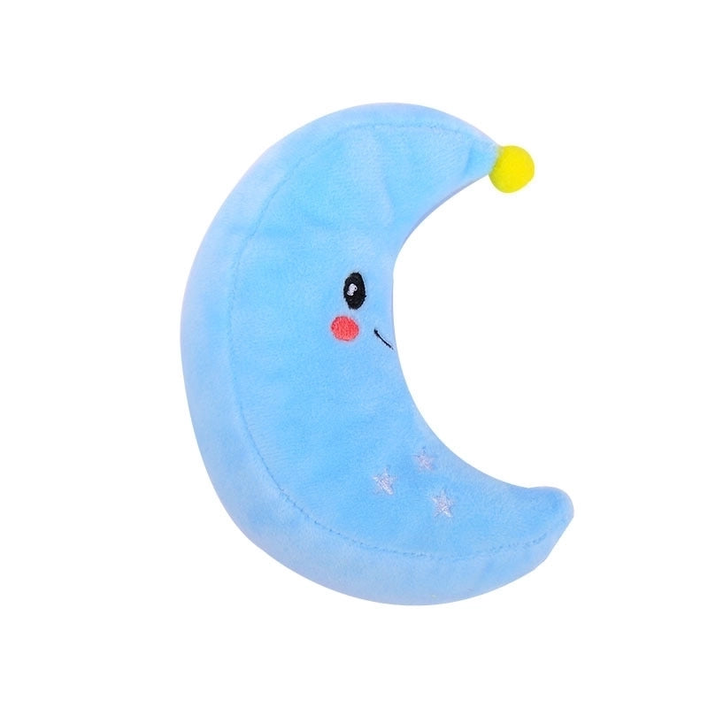 Sun Moon And Star White Cloud Plush Pendant Children’s Stroller Accessories