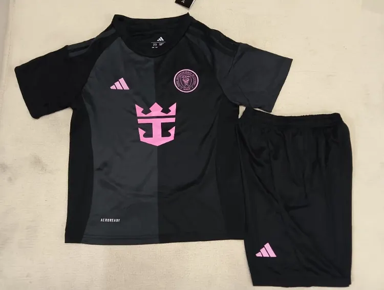 25-26 New season Miami away kids wear