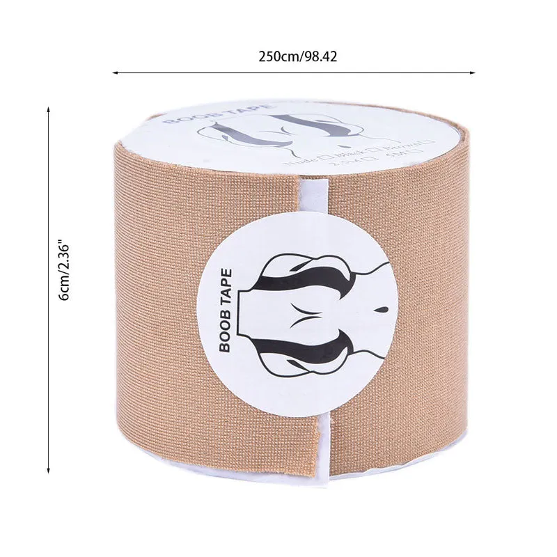Portable Boob Tape Breast Lift Tape Push Up Tape Body Tape Prevent Sagging Chest 6cm*2.5m