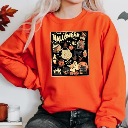 Halloween Black Cat Sweatshirt