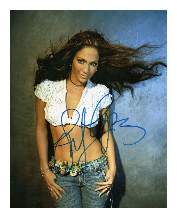 JENNIFER LOPEZ AUTOGRAPHED SIGNED A4 PP POSTER Photo Poster painting PRINT 1