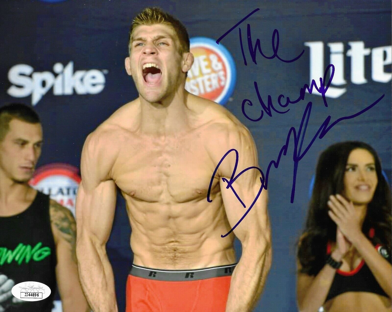 Brent Primus Signed 8x10 Photo Poster painting JSA COA Autograph UFC Bellator L World Champ BP