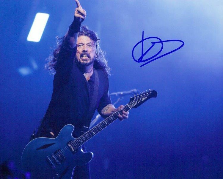 REPRINT - DAVE GROHL Foo Fighters Nirvana Autographed Signed 8 x 10 Photo Poster painting Poster