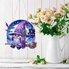 Double Sided Special Shape Halloween Goblin Diamond Painting Art Pendants