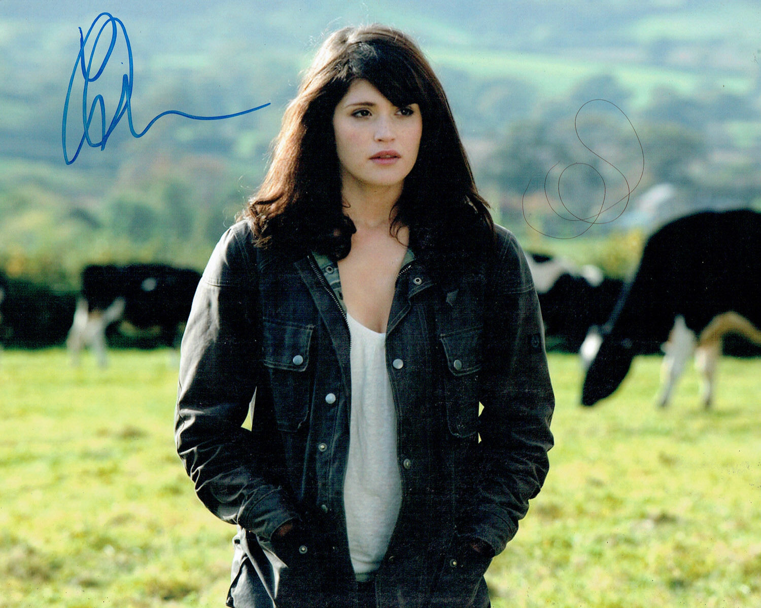 Gemma ARTERTON SIGNED Autograph Photo Poster painting AFTAL COA English Actress Tamara DREWE